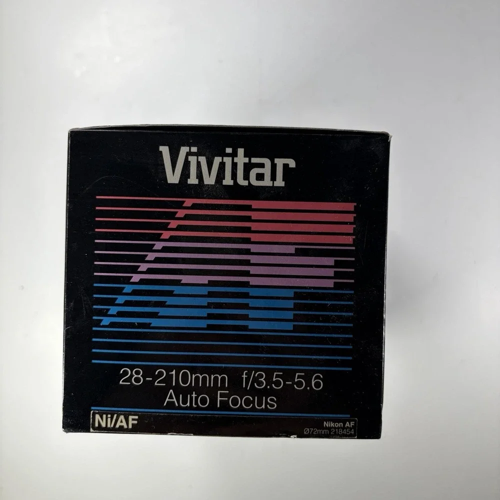 Vivitar 28-210mm f/3.5-5.6 Auto Focus Telephoto Zoom Lens for Nikon Boxed